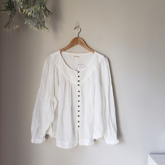 Free People | Boho Peasant Blouse - Picture 13 of 14